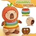 G.C GC 13 Pcs Plush Stuff Toys with Clothes Accessories Kids Stuffed Animal Toddler Pretend Play Dress Up Birthday Gifts 3 4 5 6 7 8 Year Old Boys Girls - Image 4