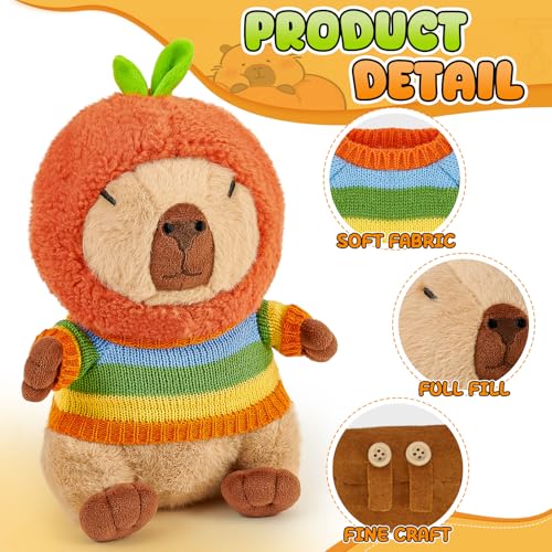 G.C GC 13 Pcs Plush Stuff Toys with Clothes Accessories Kids Stuffed Animal Toddler Pretend Play Dress Up Birthday Gifts 3 4 5 6 7 8 Year Old Boys Girls - Image 5