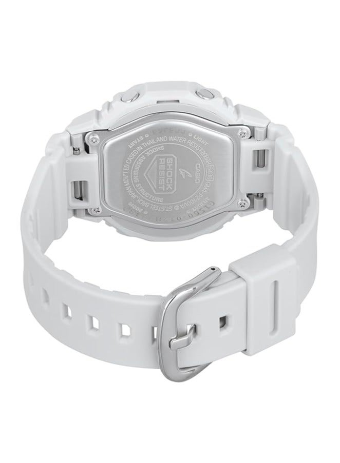 CASIO ساعة كاسيو جي شوك أنالوج-ديجيتال بقرص أبيض للنساء GMA-P2100VA-7ADR - Image 3