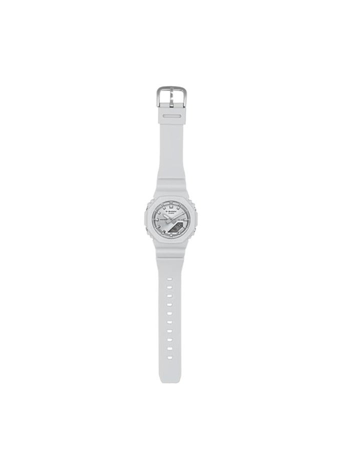 CASIO ساعة كاسيو جي شوك أنالوج-ديجيتال بقرص أبيض للنساء GMA-P2100VA-7ADR - Image 4