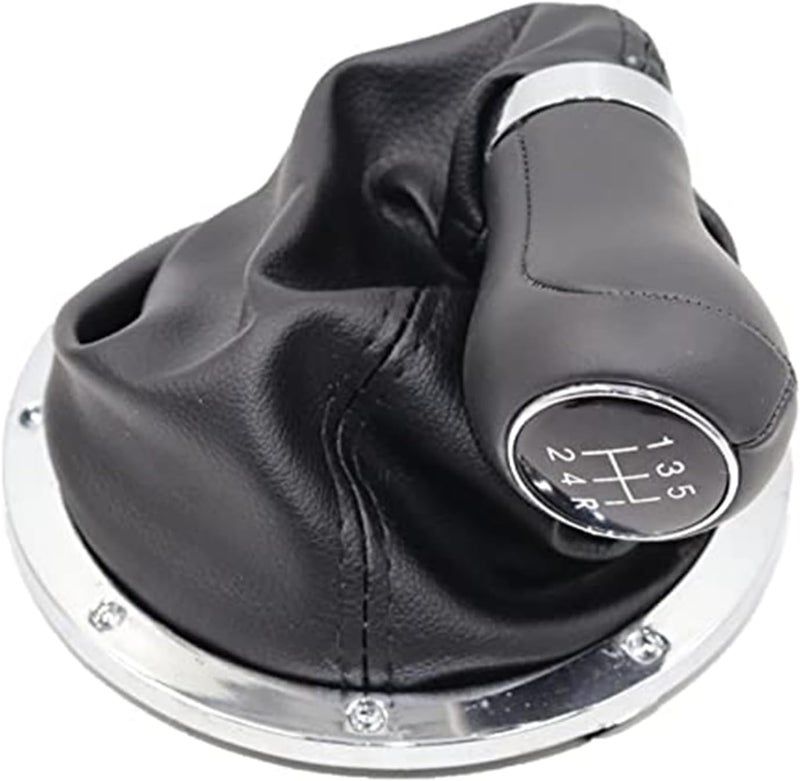 DEMULAX 5 Speed Manual Gear Shift Knob with Gaiter Boot - Image 1