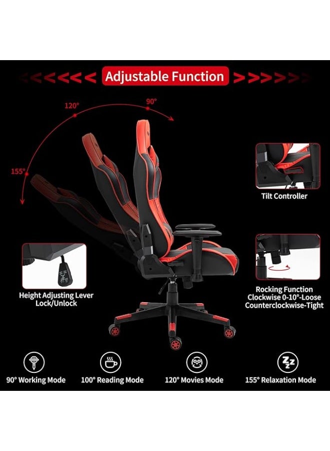 Adjustable High-Back Office and Gaming Chair for Adults, Ergonomic Computer Chair for Study, Work and Gaming - Image 5