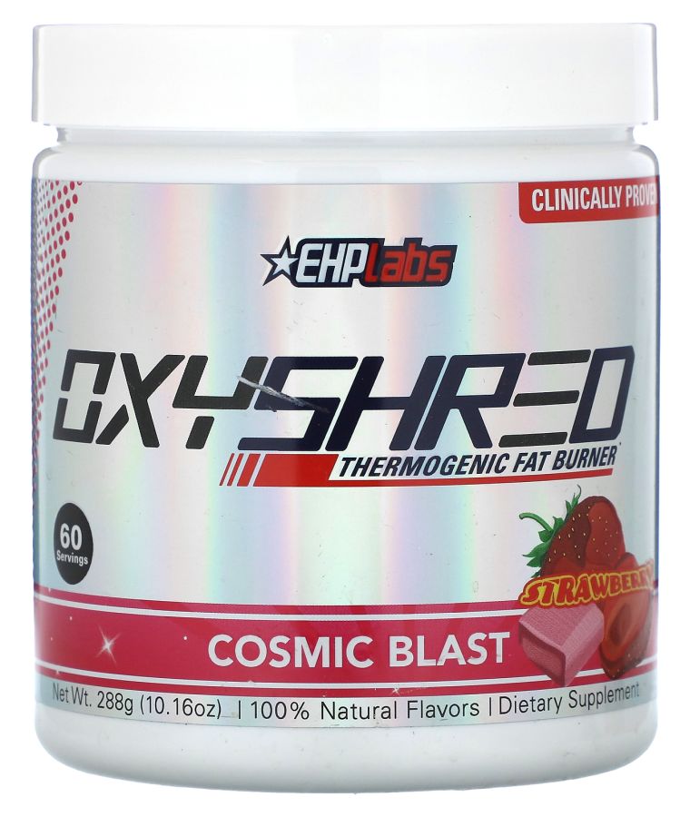 EHPLabs OxyShred Thermogenic Fat Burner Cosmic Blast Strawberry 10.16 oz (288 g)