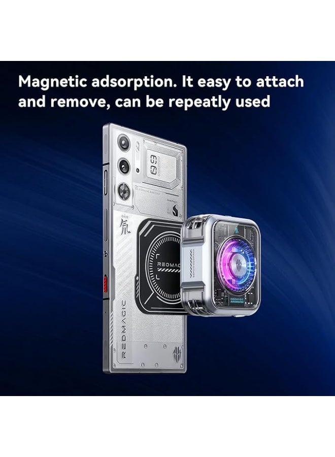 نوبيا ريد ماجيك صفيحة مغناطيسية حرارية من نوبيا ريد ماجيك لمبرد الهاتف والايباد 5 و6 برو – قطعتان بقياس 2.7 إنش مع لاصق قوي – متوافقة مع معظم مبردات الهواتف والايباد والملحقات المغناطيسية - Image 2