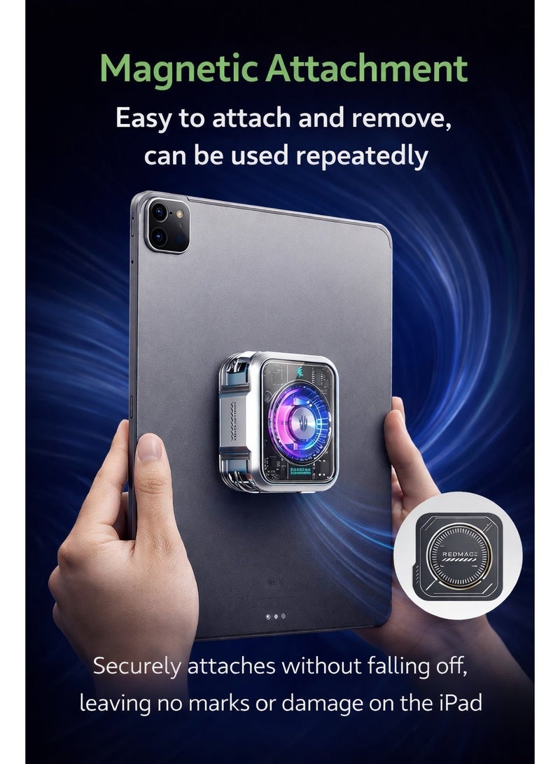 ريد ماجيك صفيحة مغناطيسية حرارية من نوبيا ريد ماجيك لمبرد الهاتف والايباد – قطعتان بقياس 2.7 إنش مع لاصق قوي – متوافقة مع معظم مبردات الهواتف والايباد والملحقات المغناطيسية - Image 4