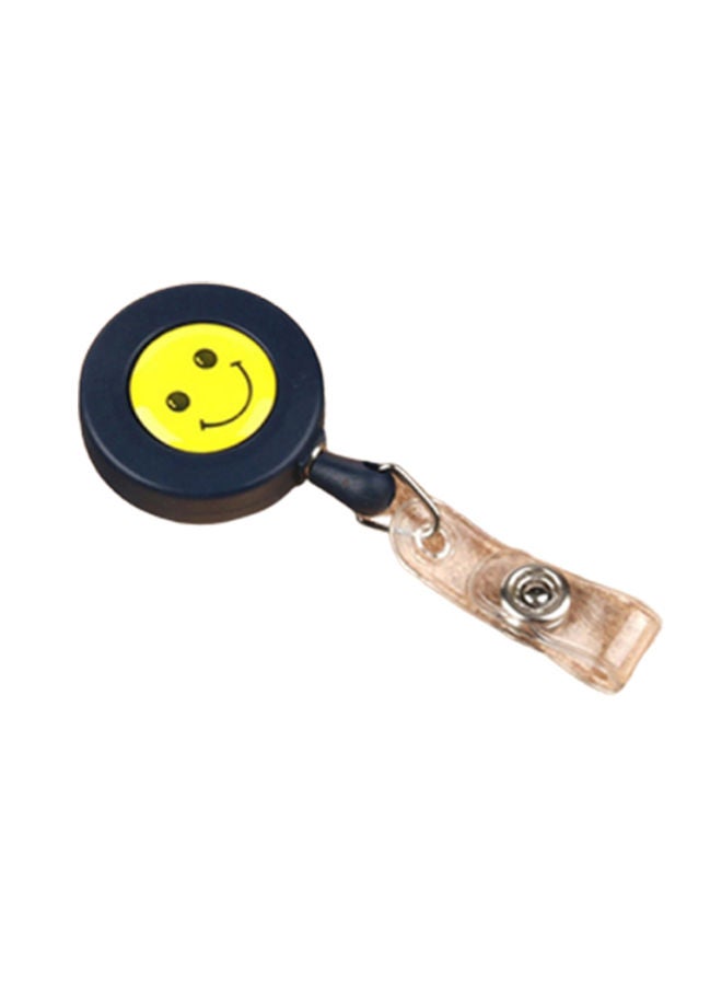 نيبمينينت طقم حامل بطاقات على شكل وجه مبتسم مزود بإبزيم سهل الشد مكون من قطعتين متعدد الألوان