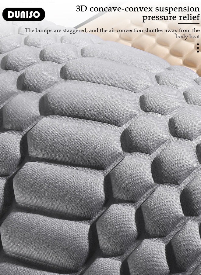 DUNISO 2pcs Auto Breathable Universal Four Seasons Front Car Seat Covers Luxury Include Front Car Seat Protector Compatible with 95% Vehicle Fit for Cars Truck SUV or Vans - Image 5