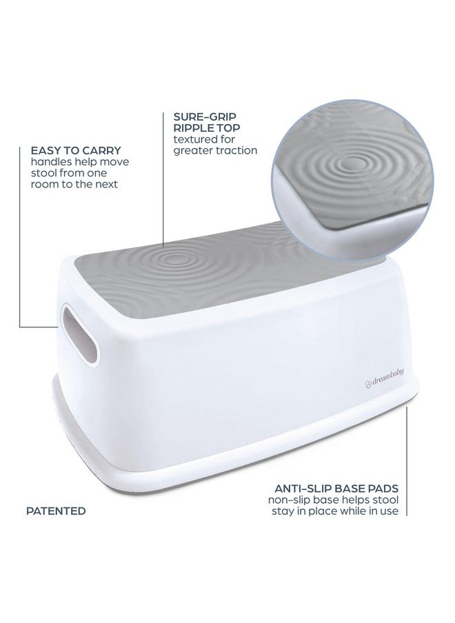dreambaby Dreambaby Toddler & Me Step Stool Potty Seat Training Aid with Anti-Slip Sure-Grip Steps, Holds up to 320 lbs for Kids & Adults, Grey  - Image 2