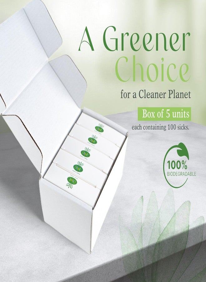 ORNIC Premium Bamboo Cotton Swabs -500 Ultra -Soft Organic Cotton Buds - Lint - Free, Durable Bamboo Sticks - Biodegradable Eco - Friendly Q Tips for Makeup, Skincare, Baby Care & Personal Hygiene - Image 2