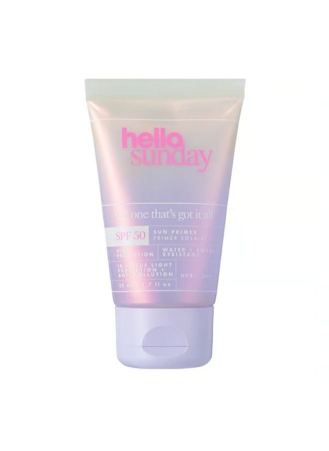 hello sunday - The One That´s Got It All Invisible Facial Primer 50ml - Image 1
