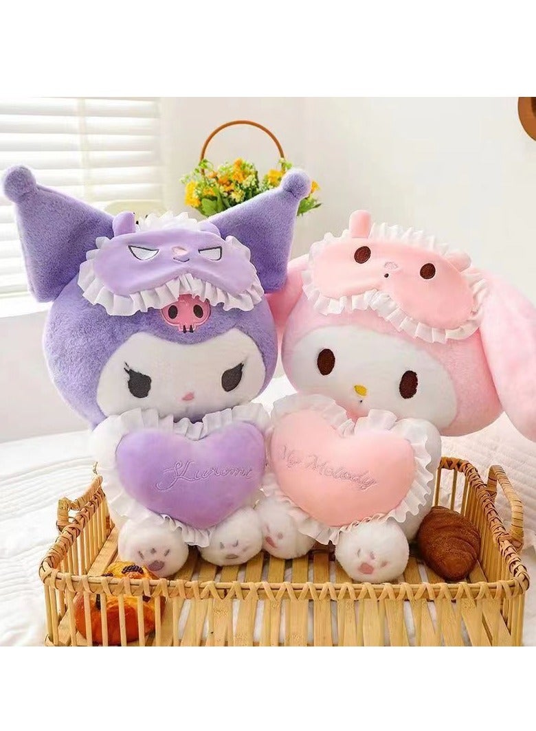 xozgdovg Doll bag core Kulomi doll eight inch doll plush toy 