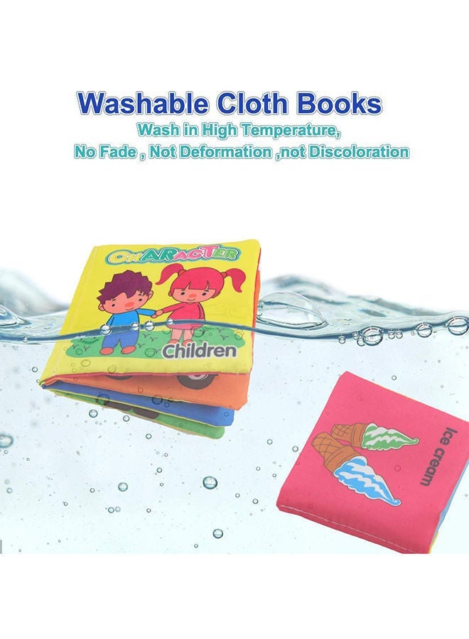 NIBEMINENT 9-Pack Nontoxic Fabric Colorful Cloth Book - Image 4