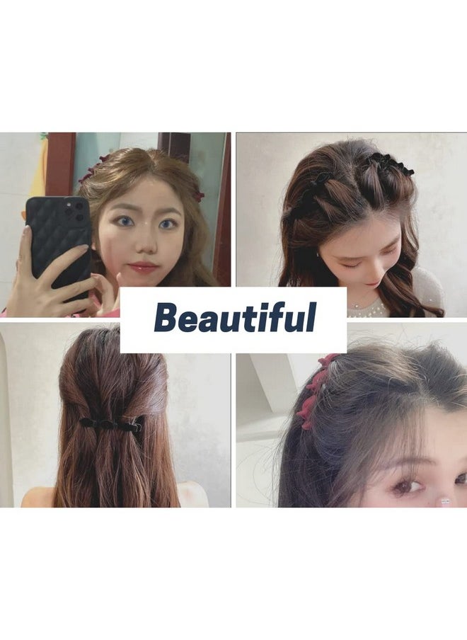 Etncy Life Braided Hair Clips Hair Accessories For Styling Lift Up Style Triple Hair Clip For Women And Girls (Style13Pcs)  - Image 4