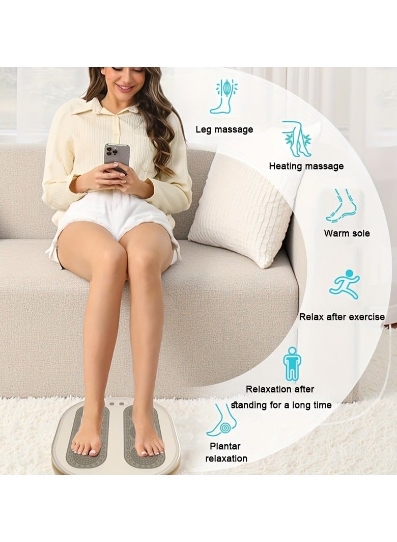Ru syanl Three-Speed Hot Compress Vibration Multifunctional Shoulder Neck Waist Massager with Adjustable Temperature and Deep Relaxation Must-Have for Travel and Business  - Image 2