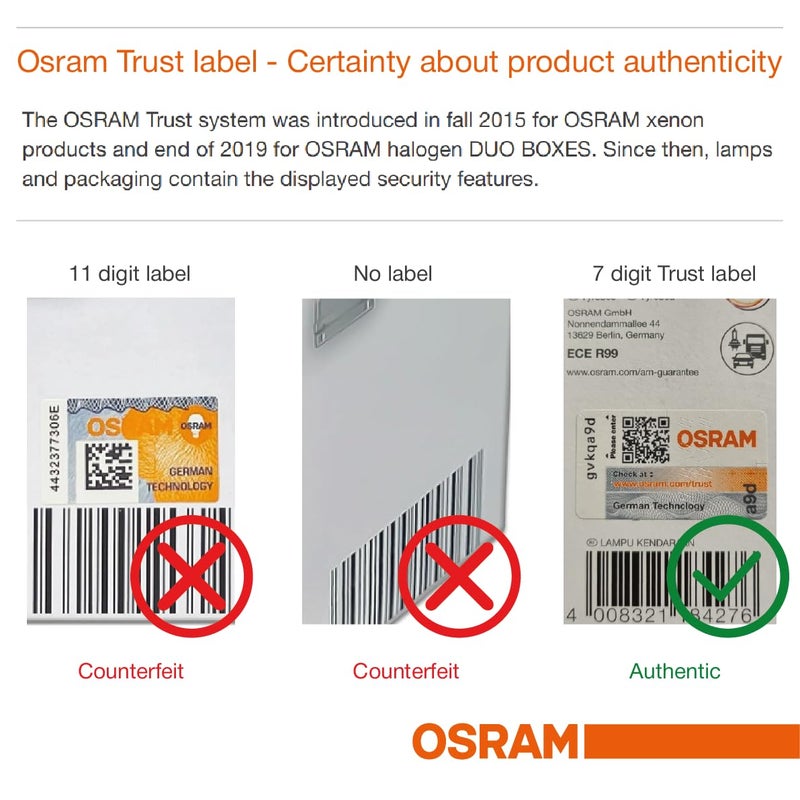Osram 66340HBI Xenarc 35W D3S PK32D-5 4600K HID Xenon Light Bulb (2 Pack) - Image 2