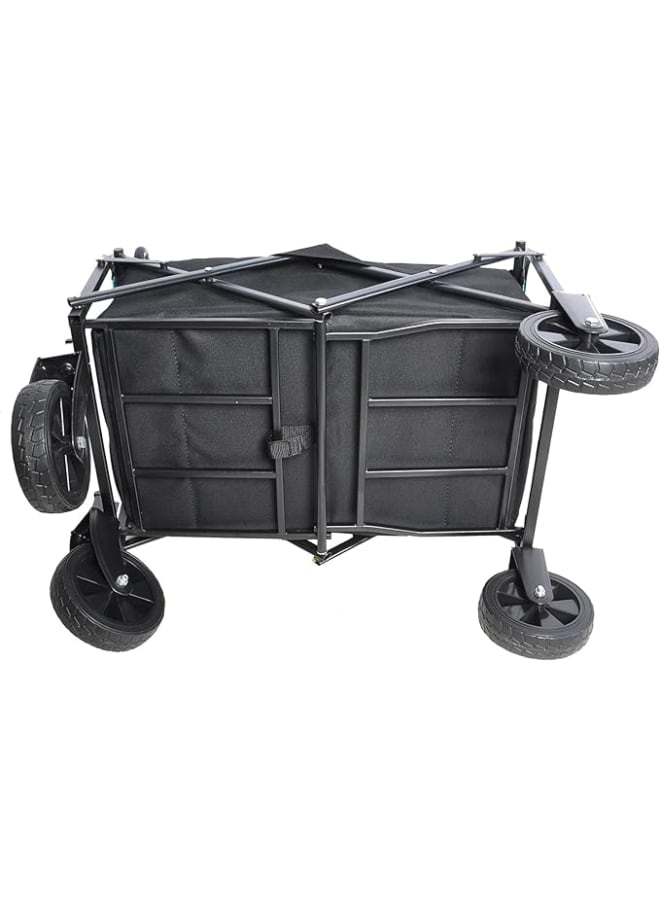 Folding Wagon,Portable with W Heels, 80kg Beach Wagon,Wide Big360 Wheels &,Outdoor, beach, camping, shopping,pets FW-005 - Image 3