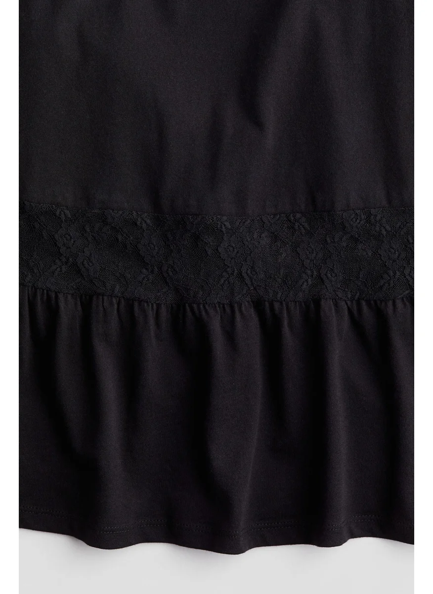 اتش اند ام Lace-Detail Skirt