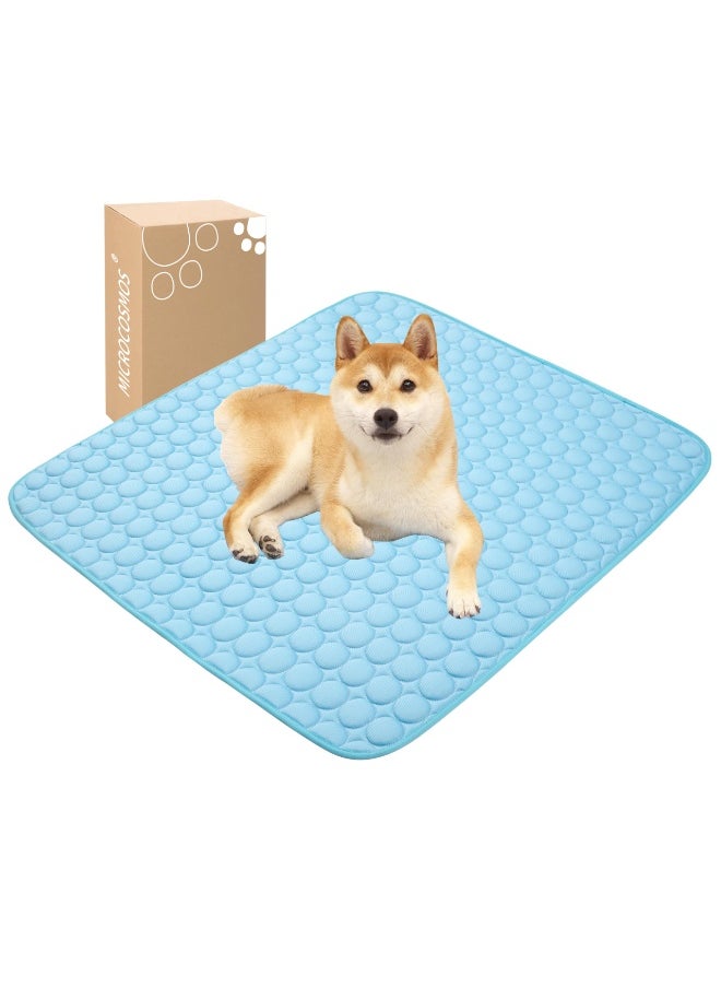Generic Summer Cooling Mat & Sleeping Pad, Materials Safe, Easy Carry, EZ Clean. Keep Cooling for Pets, Kids and Adults.(Blue)  - Image 1