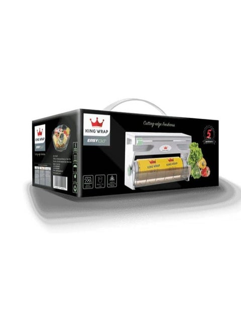 King Wrap Easy Cut Dispenser Cling Film with Cutter