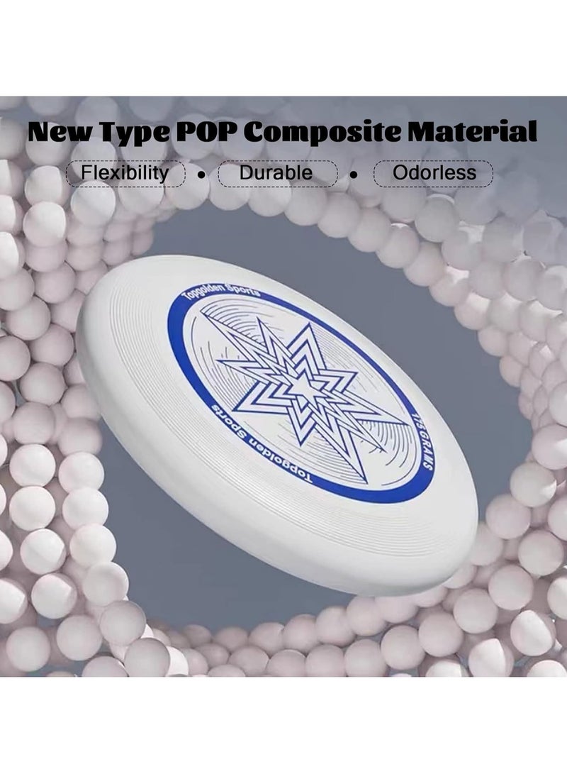 Luminous Frisbee 20cm Children's Frisbee Soft Rubber PU Material, Suitable for Outdoor Sports and Pets and Outdoor Competitive Games, Ideal Holiday Gift - Diameter 20cm - White - Image 5