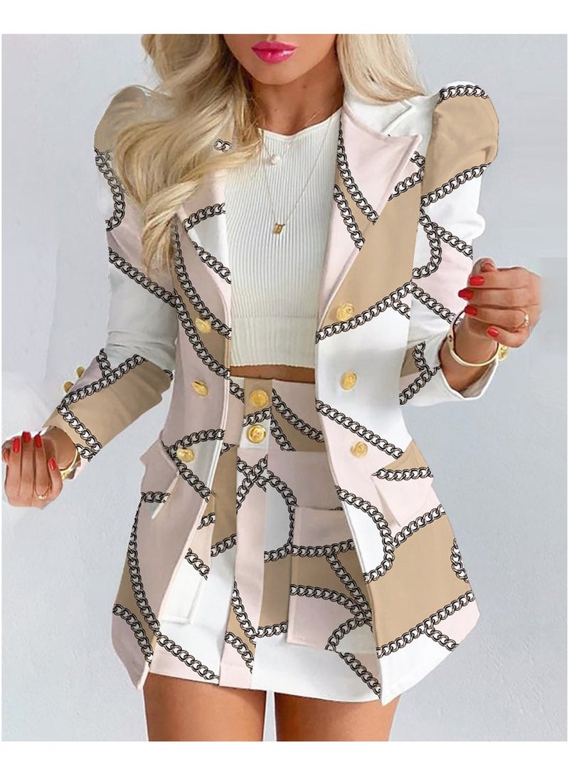 Shougu Temperament Commuting Slim Fit Suit Set  - Image 1