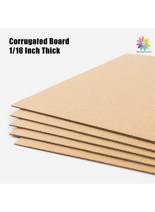 MBC MAT BOARD CENTER Mat Board Center 50 Corrugated Cardboard Sheets 8X10 Inches Flat Card Board Inserts For Packing Shipping Mailing Diy Crafts - Image 3