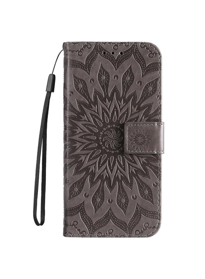 اس-توب جراب هاتف OnePlus Nord CE4 من الجلد المنقوش بنقشة عباد الشمس - Image 2