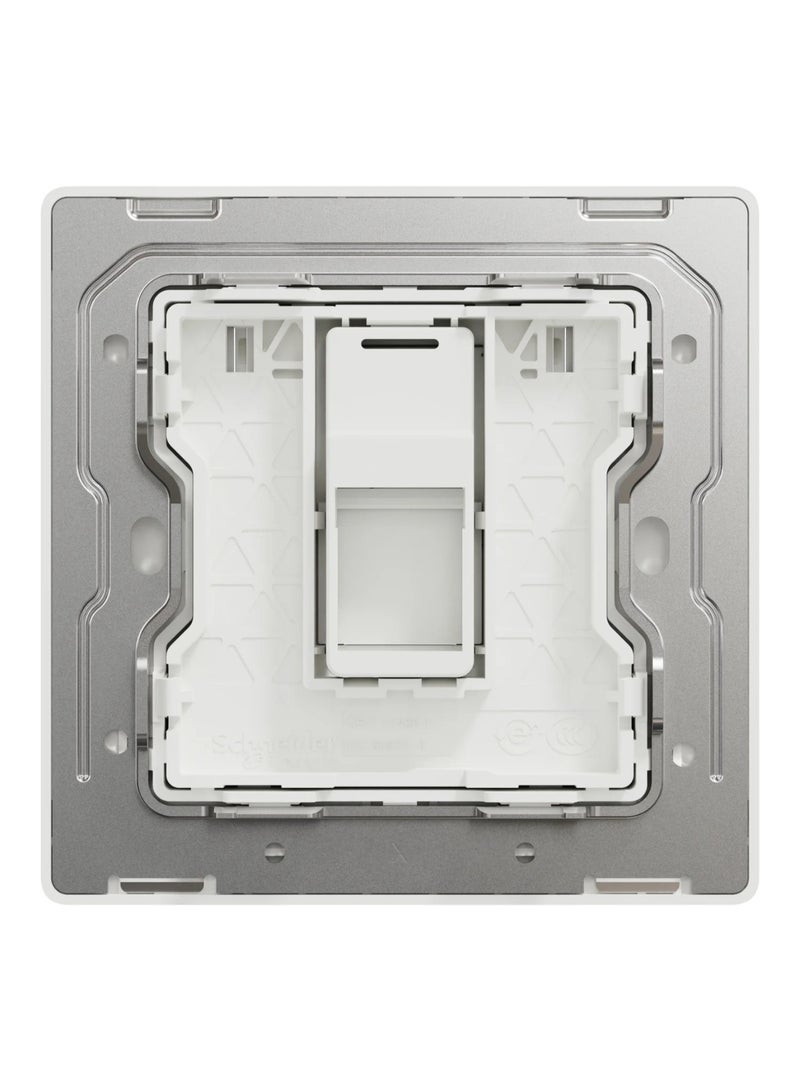 Schneider Electric Unica RJ45 Central Plate - Jet Black - Image 5