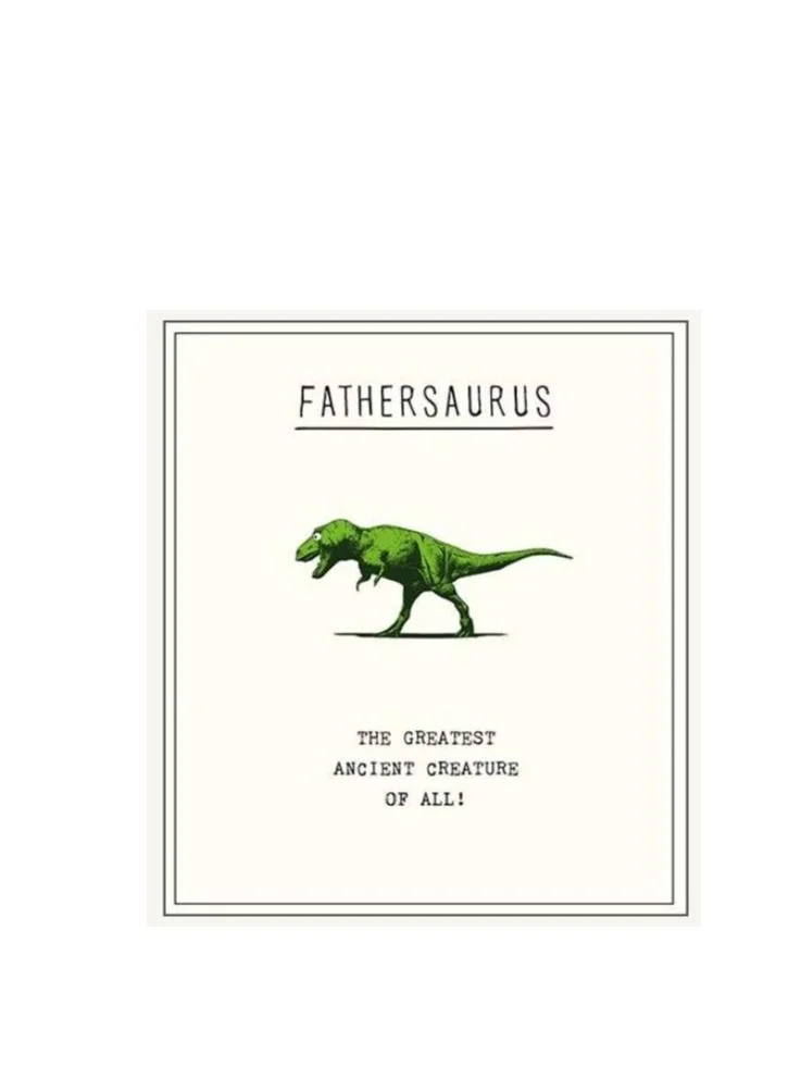 Pigment Fathersaurus - T Rex Greeting Card