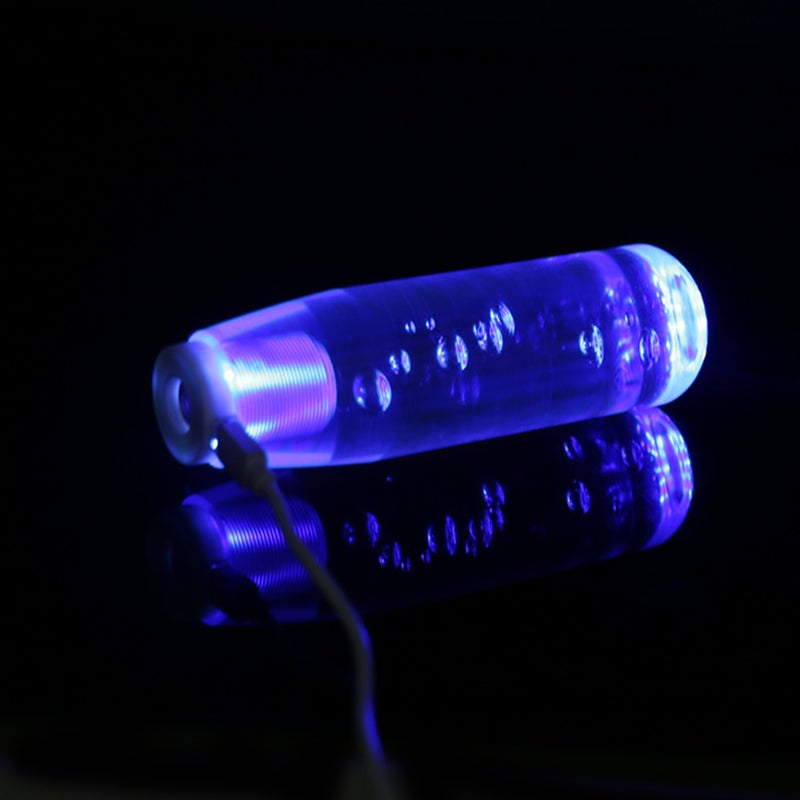 Car Gear Shift Knob Shifter Crystal Style Manual Shifting Head Universal LED Shift Lever 10cm/15cm/20cm/25cm - Image 5