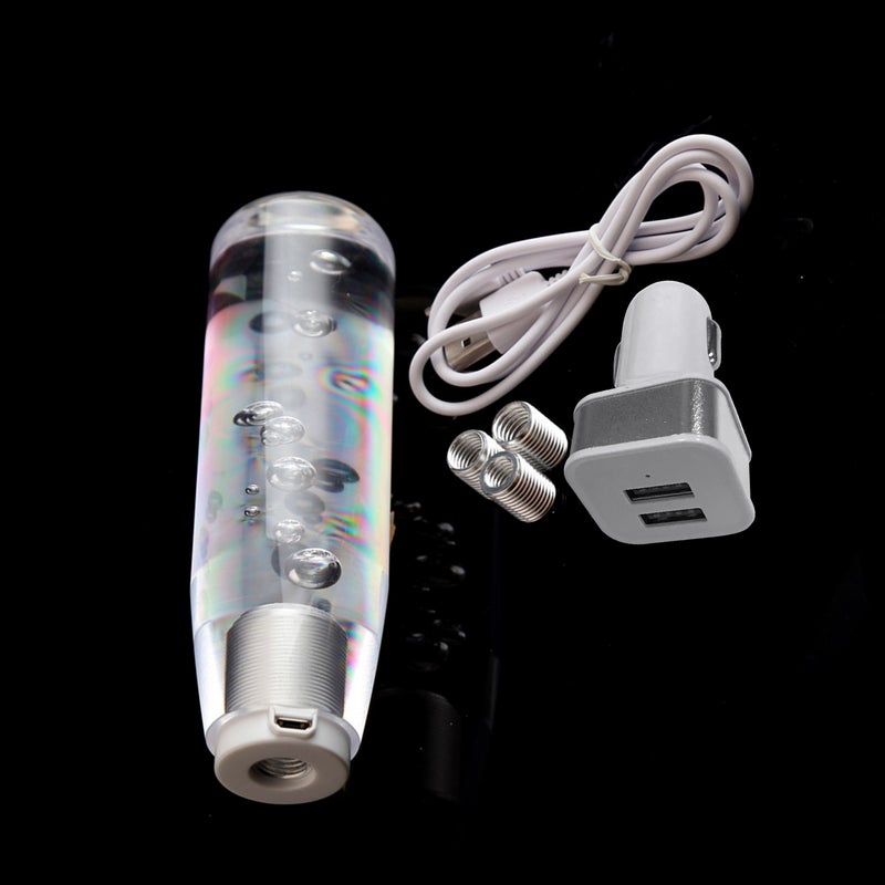 Car Gear Shift Knob Shifter Crystal Style Manual Shifting Head Universal LED Shift Lever 10cm/15cm/20cm/25cm - Image 2