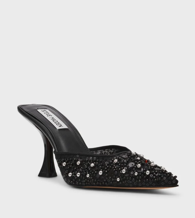 Steve Madden  Nightly Embellished Pointed Toe Pumps for Women | Best Price UAE