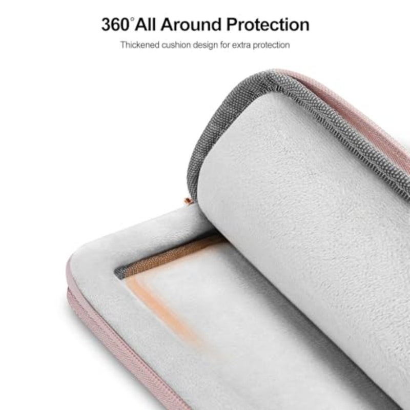 360 Protective Laptop Case for 13-inch Laptops, Durable Nylon, Black, Shockproof and Scratch-Resistant - Image 4