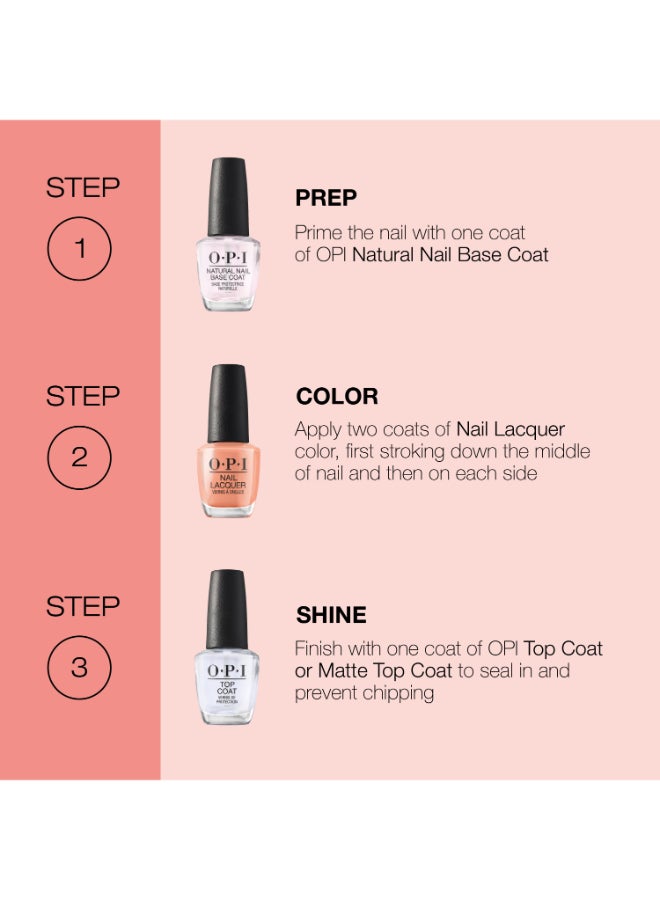 OPI Classic Nail Lacquer - I'M Yacht Living, Blue, 15Ml  - Image 5