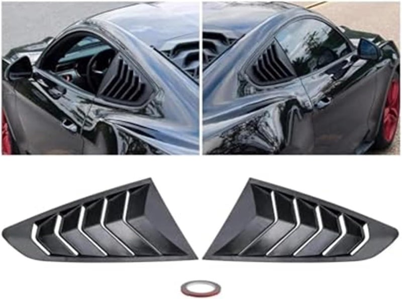 QASULER Car Rear Louver Trim Sticker for Ford Mustang - Image 2