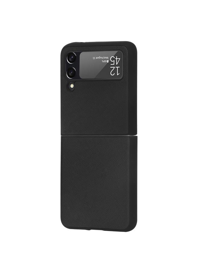 S-TOP Case For Samsung Galaxy Z Flip3 5G Cross Texture Phone Case - Image 2