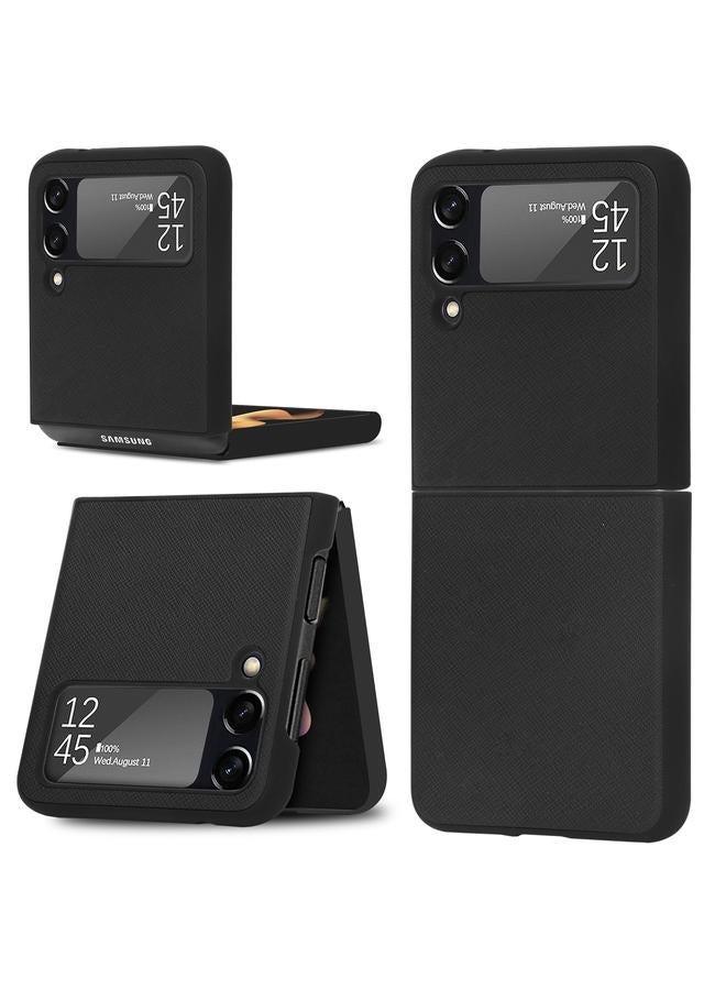 S-TOP Case For Samsung Galaxy Z Flip3 5G Cross Texture Phone Case - Image 1