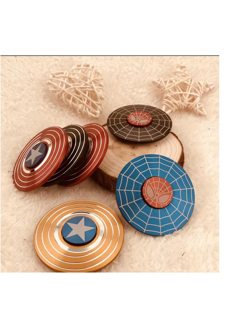 لعبة سبينر  معدنى لتخفيف التوتر للكبار والصغار  متعدد الالوان واحد قطعة - Image 2