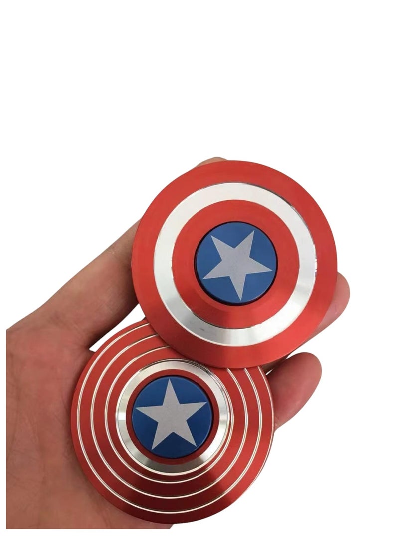 لعبة سبينر  معدنى لتخفيف التوتر للكبار والصغار  متعدد الالوان واحد قطعة - Image 3