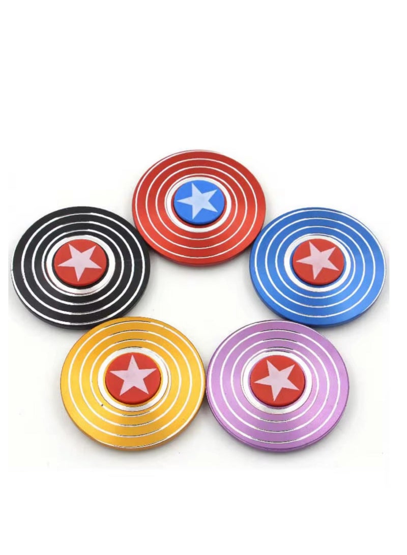 لعبة سبينر  معدنى لتخفيف التوتر للكبار والصغار  متعدد الالوان واحد قطعة - Image 5