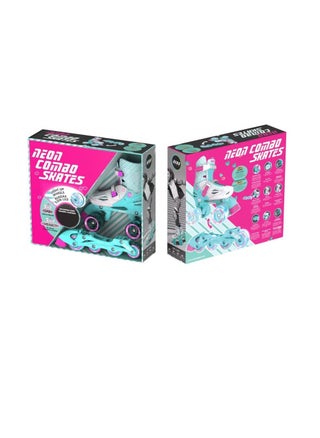 NEON INLINE SKATES  (TEAL PINK) - pzsku/ZDD549C567939072BC2F5Z/45/_/1667137703/2ba9b29f-f2d5-45b5-a2a4-d2560052a1ce