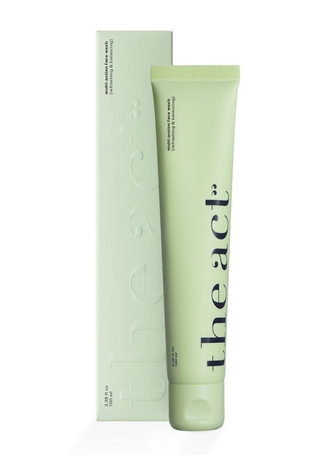 The Act Daily Face Wash - Foaming Facial Cleanser with Niacinamide, Aloe Vera, Pine Extract, Panthenol for All Skin Types - Makeup Remover, Pore Cleanser, for Women Men Vegan, Organic | 3.38 fl oz - Image 1