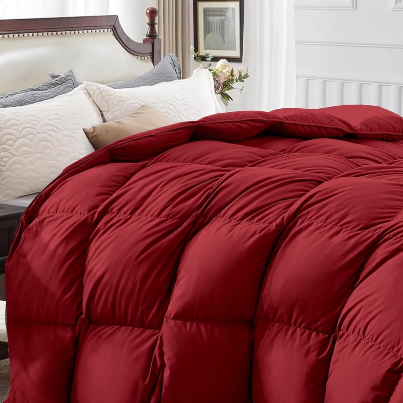 BEDDY FUSION 500 GSM Winter Comforter Single Size 60X90 Premium Collection Heavy Winter Quilted Comforter 500 GSM Microfiber Fill DuvetBlanket Single Size Burgundy Color - Image 3