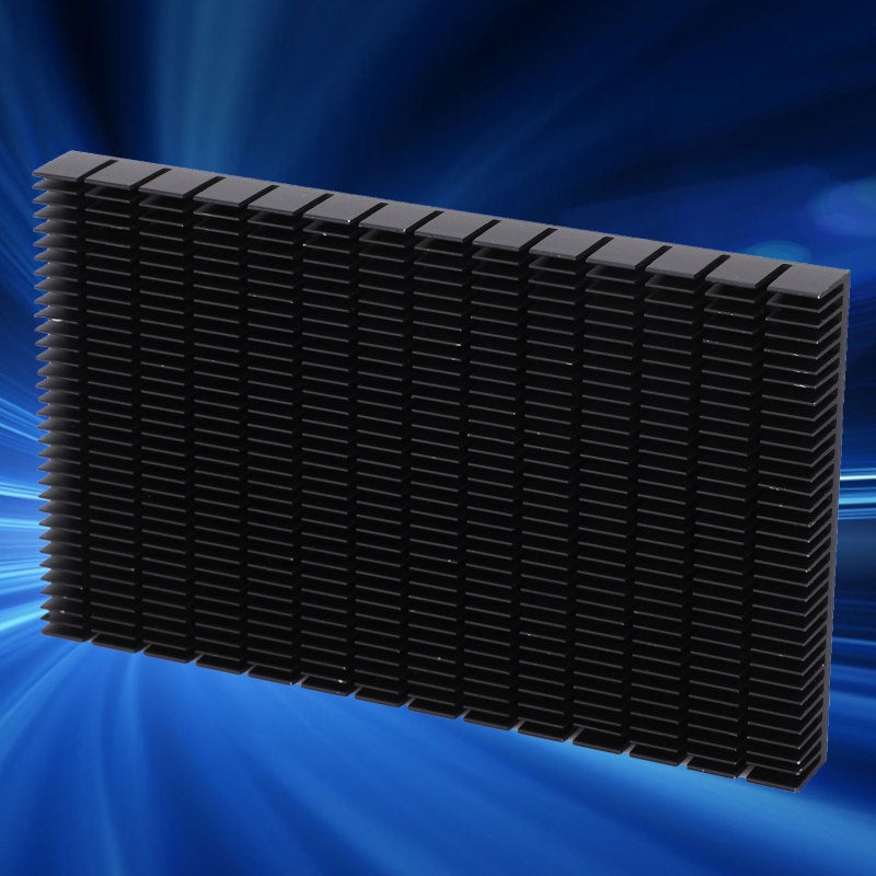 Heat Sink: 6063 Aluminum Multi-plate Design - Large Surface Area Rust & Corrosion Resistant Heat Sink for Electronic Components, Routers, CPUs & Power Supplies - Image 3