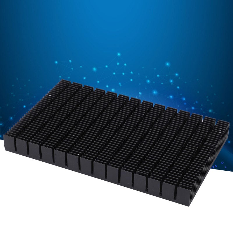 Heat Sink: 6063 Aluminum Multi-plate Design - Large Surface Area Rust & Corrosion Resistant Heat Sink for Electronic Components, Routers, CPUs & Power Supplies - Image 2