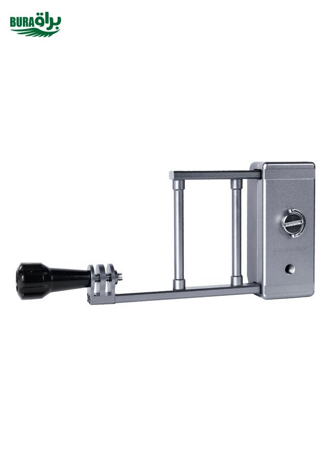 BURAQ - Sunnylife OM4-Q9417 Aluminum Alloy Mount Plate Adapter Action Camera Clamp Adapter Clip for DJI OSMO Action / GoPro HERO9 Black /8 Black, DJI Osmo Mobile 3 / OM4 Gimbal - Image 1