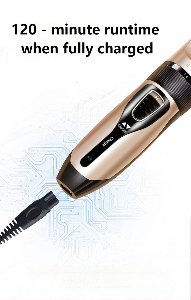 EXMY Professional Hair Clipper for Men - Cordless Electric Hair Trimmer - Image 4