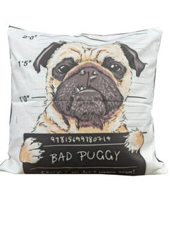 Decorative Pug Mugshot Throw Pillow Cover, 45x45 cm, Double-Sided Print, Square Cushion Cover, Pillow Case, Home Decor  for Sofa, Couch, Bed, Chair - pzsku/ZDD54F56DE731C30A74A7Z/45/_/1740561131/26d39cd0-38f9-4dff-a2e0-87cd2a9a6c86