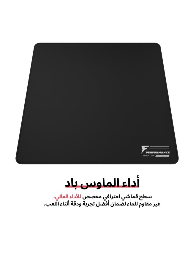 فورس اكس Forcex Performance Control Soft Poron Mousepad – ماوس باد قيمنق بخامة يابانية، تحكم متوازن وسطح ناعم - سماكة 4  - ( 50 سم *50 سم) - Image 5