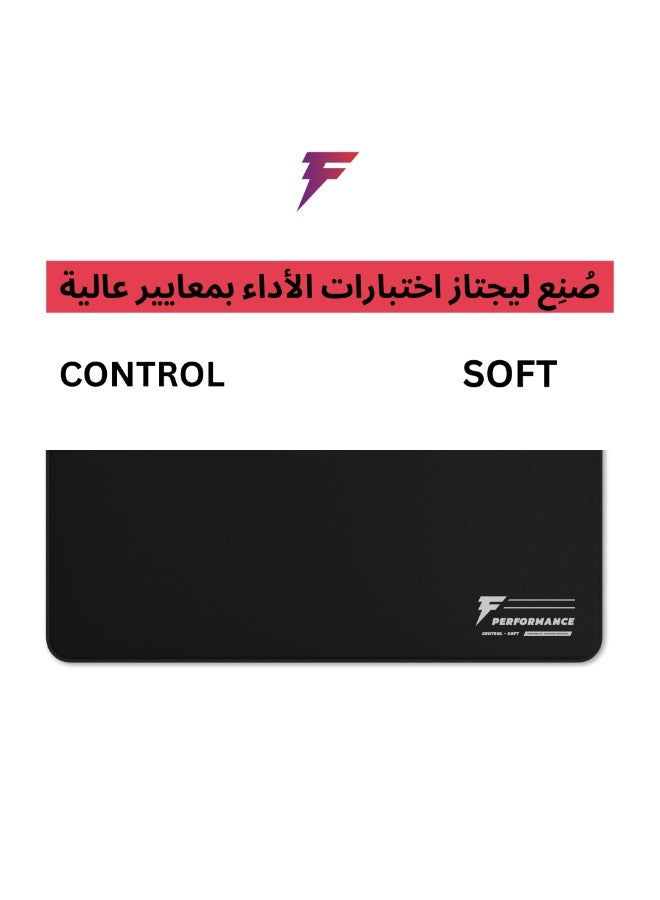 فورس اكس Forcex Performance Control Soft Poron Mousepad – ماوس باد قيمنق بخامة يابانية، تحكم متوازن وسطح ناعم - سماكة 4  - ( 50 سم *50 سم) - Image 2